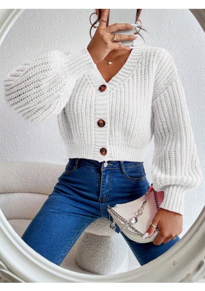 Kadın Basıc Sezonluk Ince Triko Hırka