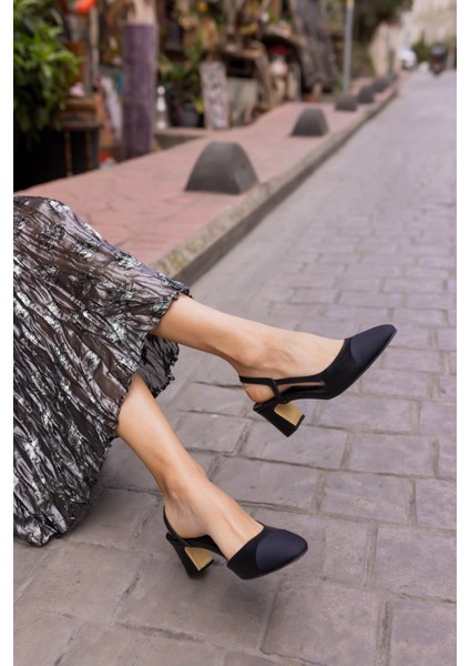 Chal Kadın Sari Kalın Topuklu Sandalet fiyatları