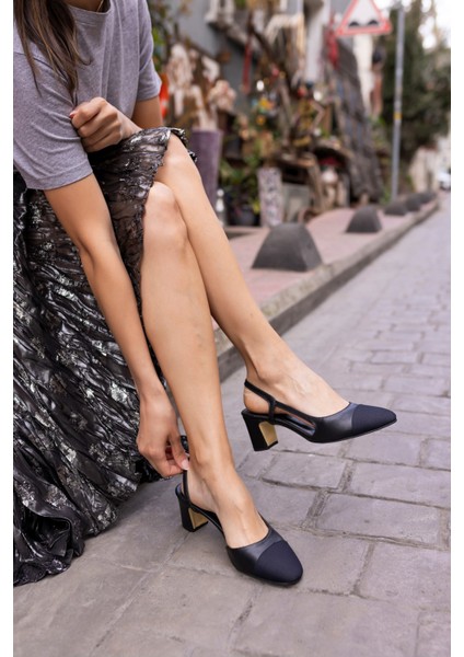 Chal Kadın Sari Kalın Topuklu Sandalet modelleri