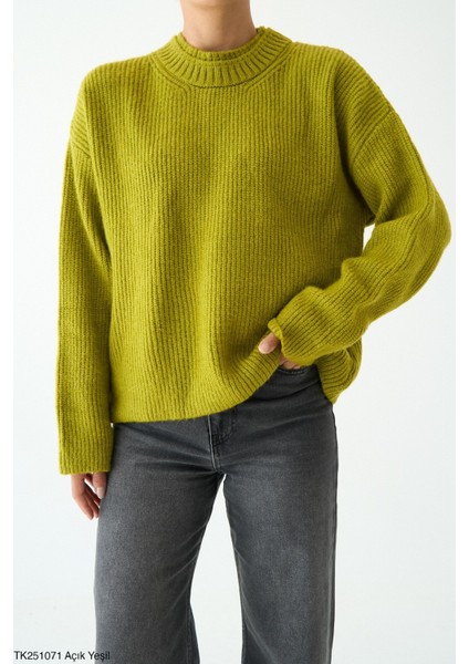 Kadın Bisiklet Yaka Triko Kazak fiyatları