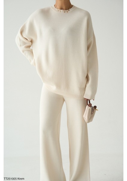 Kadın Triko Pantolon Kazak Ikili Takım fiyatları