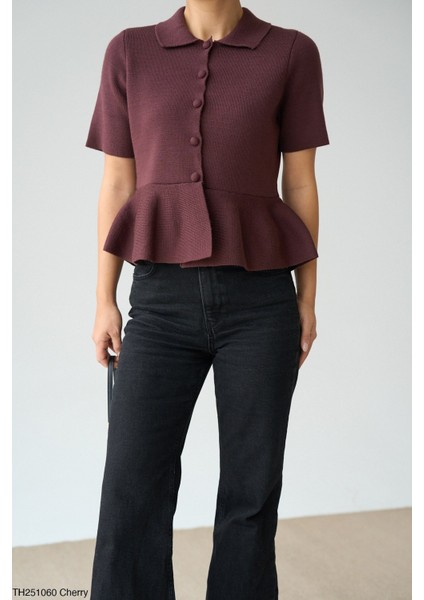 Kadın Erkek Yaka Ceket Tipi Düğmeli Kışlık Yarım Kol Hırka fiyatları