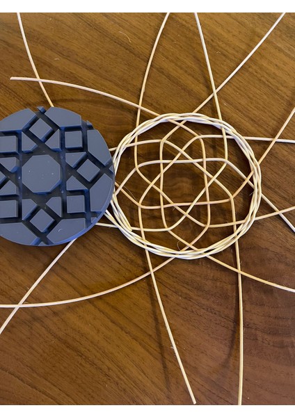 Rattan Örme Kalıbı, Şablon, Pattern, Template Model No -14
