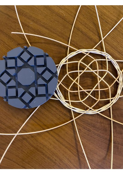 Rattan Örme Kalıbı, Şablon, Pattern, Template Model No -14