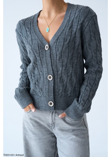 Düğmeli Triko Hırka fiyatları