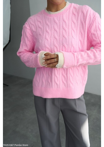 Kadın Basıc Örgü Detaylı Kışlık Kazak fiyatları