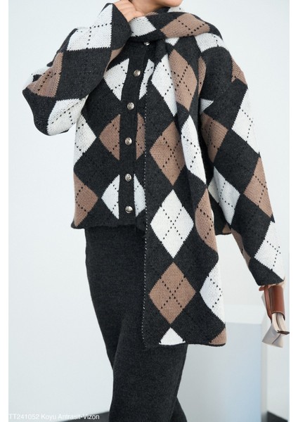 Kadın Triko Etek Kazak Ikili Takım modelleri