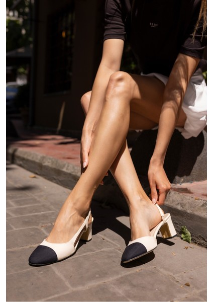 Chal Kadın Sari Kalın Topuklu Sandalet indirimleri