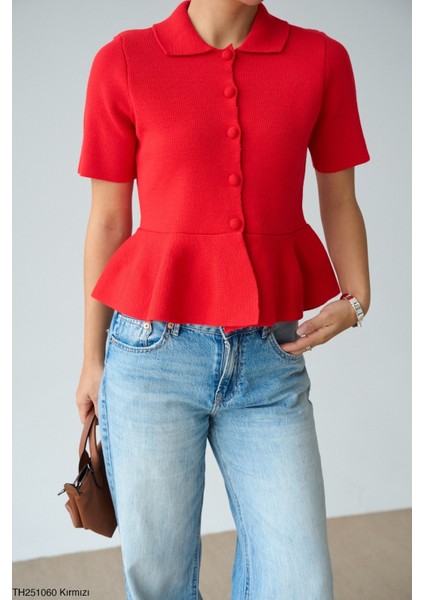 Kadın Erkek Yaka Ceket Tipi Düğmeli Kışlık Yarım Kol Hırka fiyatları