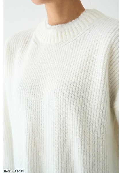 Kadın Bisiklet Yaka Triko Kazak fiyatları