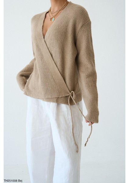 Triko Hırka Yandan Bağlamlı fiyatları