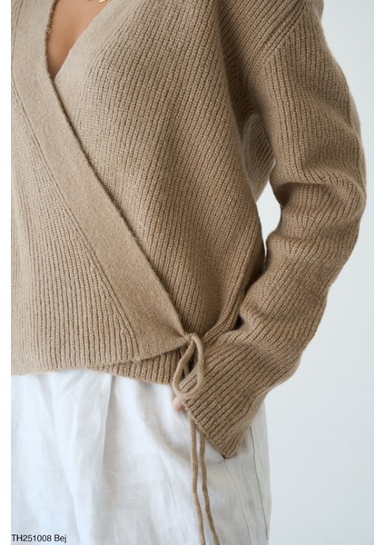 Triko Hırka Yandan Bağlamlı modelleri