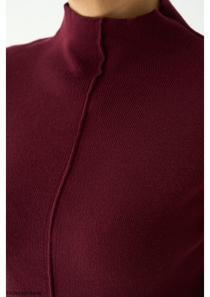 Kadın Yarım Boğaz Fitilli Body Kazak fiyatları