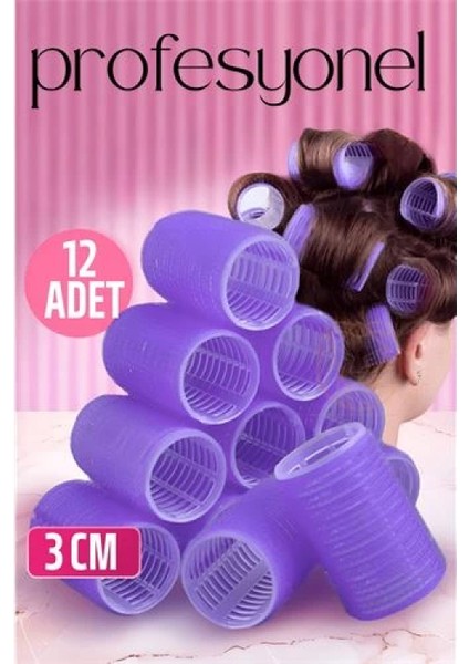 3 cm Bigudi Saç Bigudisi Profesyonel 12 Adet fiyatları