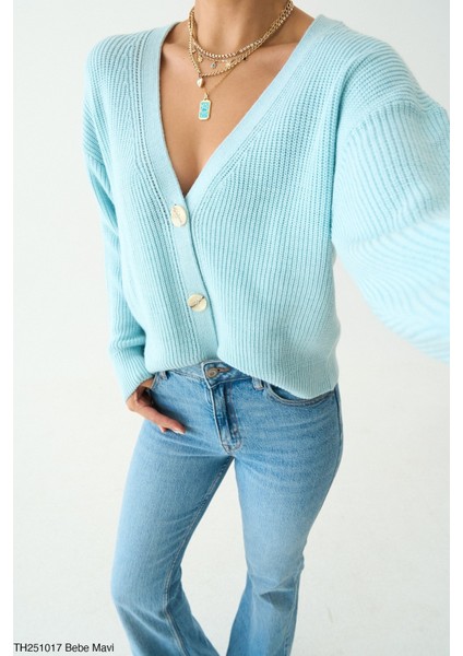 Düğmeli Triko Hırka fiyatları