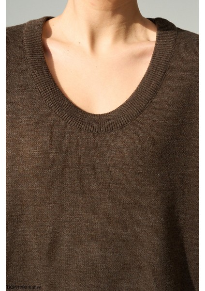 Kadın Triko Pantolon Kazak Ikili Takım