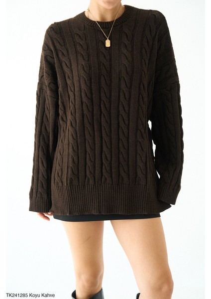 Kadın Örme Uzun Kışlık Triko Kazak fiyatları