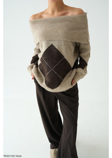 Kadın Kayık Yaka Basıc Günlük Triko Kazak fiyatları