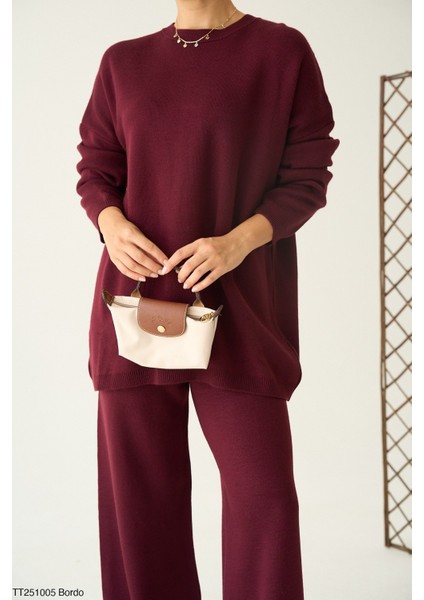 Kadın Triko Pantolon Kazak Ikili Takım fiyatları