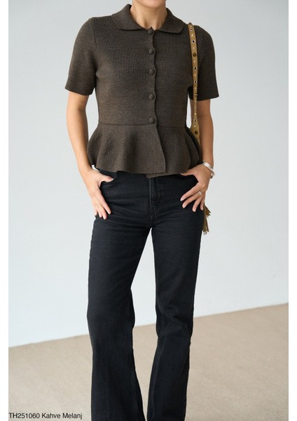 Kadın Erkek Yaka Ceket Tipi Düğmeli Kışlık Yarım Kol Hırka fiyatları