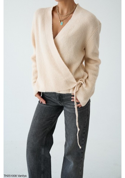 Triko Hırka Yandan Bağlamlı fiyatları