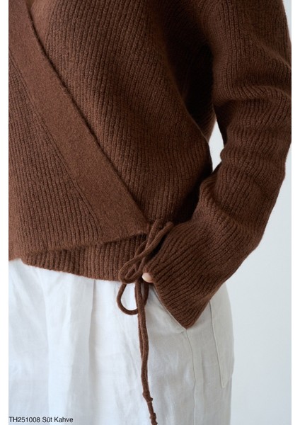 Triko Hırka Yandan Bağlamlı