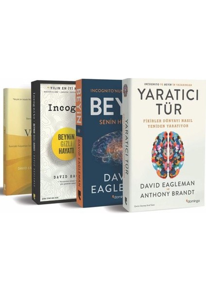 David Eagleman Seti-4 Kitap Takım