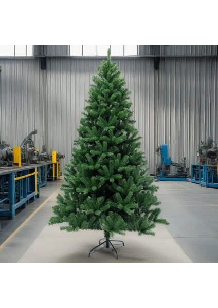 210 cm Yoğun 860 Dal Premium Yılbaşı Çam Ağacı – Demir Gövdeli, Gür ve Dolgun Dallı, Yeni Sezon Dekoratif Model modelleri