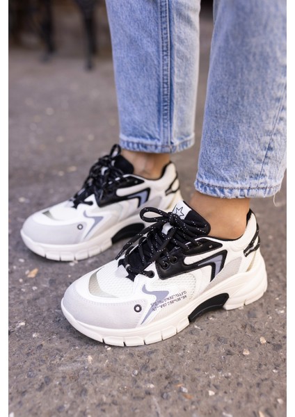 Desire Kadin Beyaz Bagcıklı Sneaker