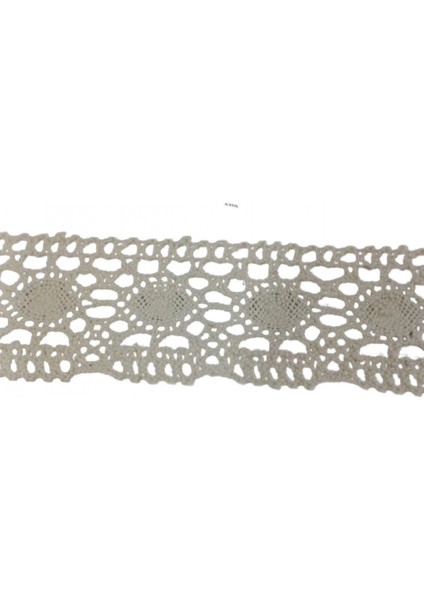 Kopanaki Dantel En 5 cm Badem Model Krem 1 Metre