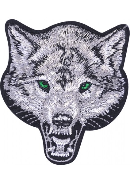 Aplike Ütü Ile Yapışan Kurt Yeşilgöz Arma 7x6 cm