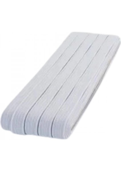 Lastik En 1,5 cm 10 Metre Beyaz