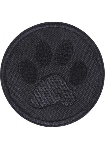 Aplike Ütü Ile Yapışan Siyah Pati Arma 5 cm