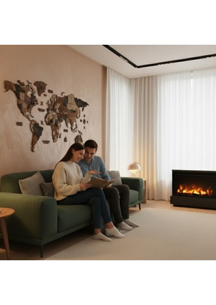 Bunn Ahşap Dünya Haritası fiyatları