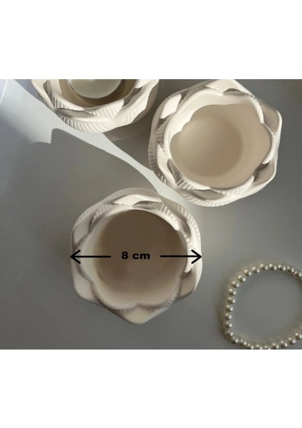 20 Adet Toplu Lotus Çiçeği Dekoratif Tabak & Kase, Hediyelik, Takı ve Mum Tabağı, Mumluk fiyatları