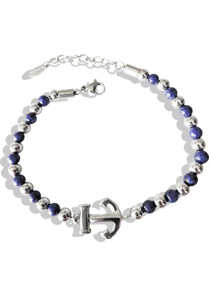 Deniz Çapası Lapis Çelik Erkek Bileklik fiyatları