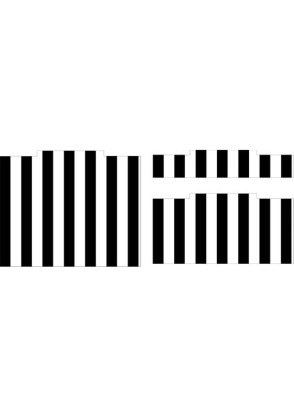 Trofast Siyah Çizgili Sticker - Çocuk Odası Oyuncak Düzenleme Etiketi - Dayanıklı Folyo fiyatları