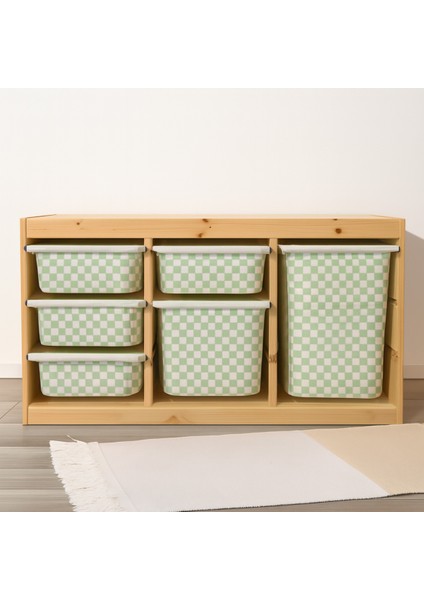 Trofast Sticker - Çocuk Odası Oyuncak Düzenleme Etiketi - Dayanıklı Folyo