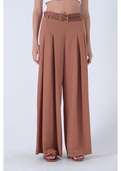 Kahve Ön Çift Pilikaşeli Pantolon 03030151.05 modelleri