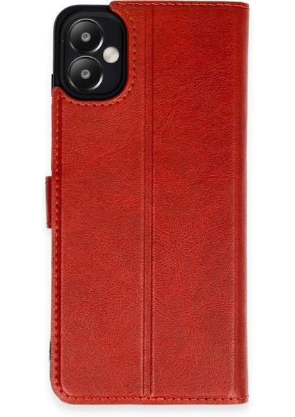 A05 Kılıf S Kapaklı Kılıf - KIRMIZI-(5796)