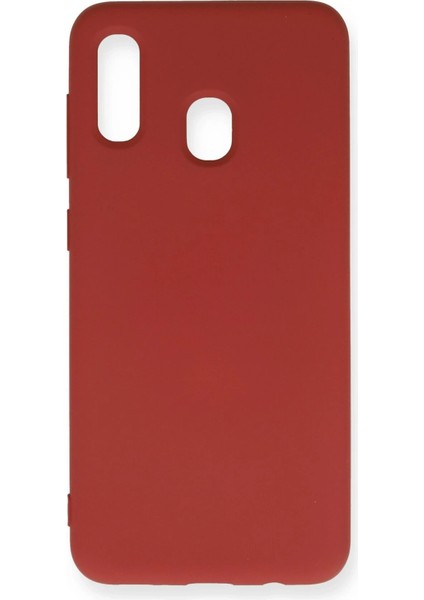 A20 Kılıf Nano Içi Kadife Silikon - KIRMIZI-(5796)