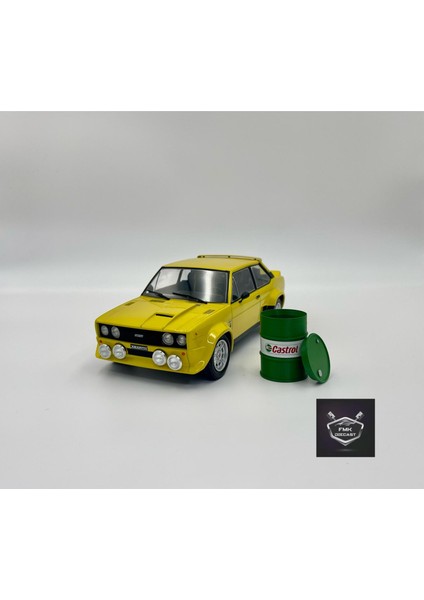 1:18 Ölçek Yağ Varili 5’li Set – Diorama Model Araba Aksesuarı – Garaj ve Servis Dekoru – Yeşil