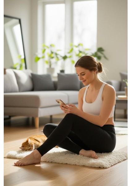 Ince Bel Biye Lastikli | Full Likralı Performans Taytı | Kadın Tayt modelleri