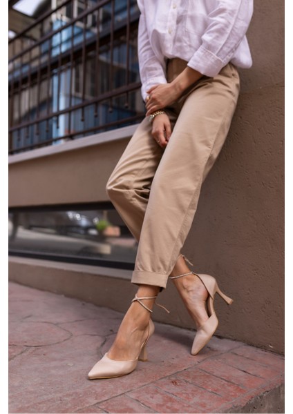 Mitta Kadin Gumus Saten Topuklu Abiye Ayakkabi fiyatları