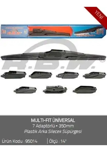 95014 Arka Silecek Supurgesi