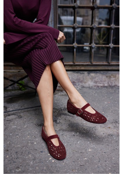 Olimpus Kadın Gold Altın Gercek Deri Babet