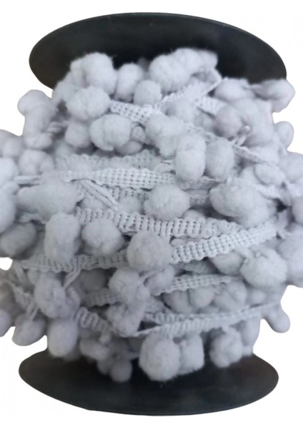 Sıralı Ponpon 1 Metre Yeşil