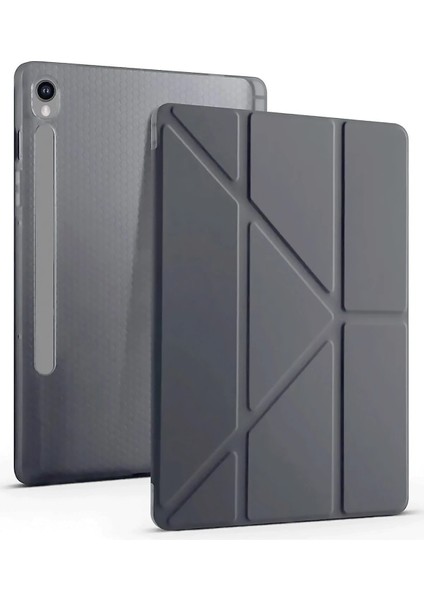 Tab S10 Fe 13.1 Kalemlikli Mars Tablet Kılıfı - GRI-(5796)