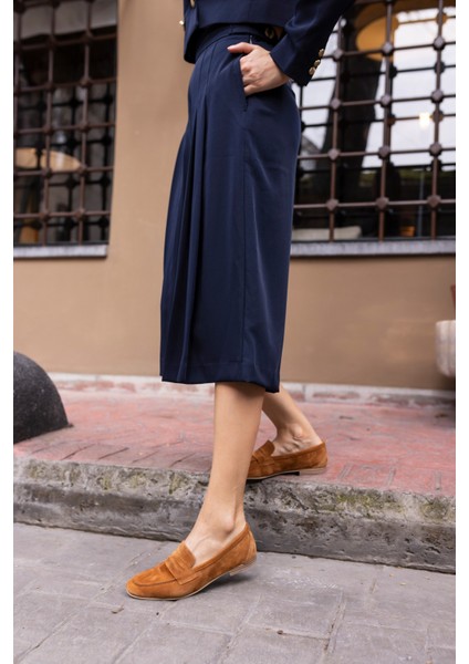 Otton Kadin Vizon Kum Suet Loafer Babet fiyatları