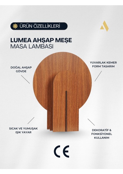 Lumea Masa Lambası – Kitap ve Kahve Köşeleri Için Sade ve Şık Aydınlatma (Siyah & Doğal Renk) modelleri
